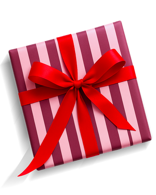 Image of a gift box on a transparent background