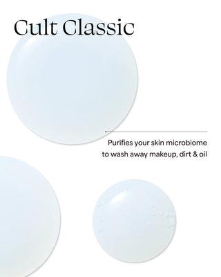 Three round white objects with text on a white background, labeled 'Cult Classic'.