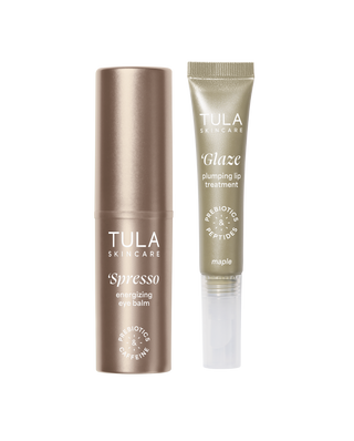 Tula skincare products on a white background