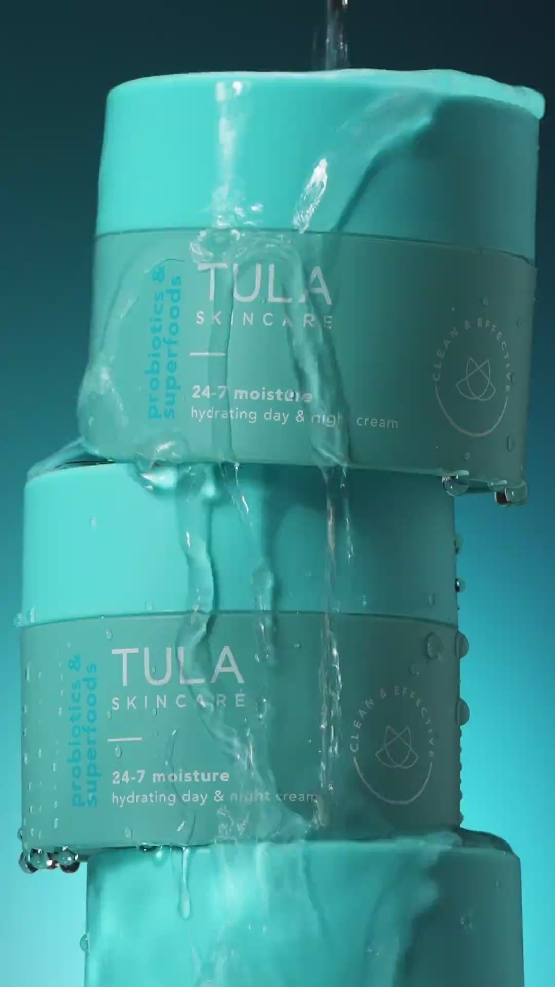 Video of TULA moisturizer showcasing texture