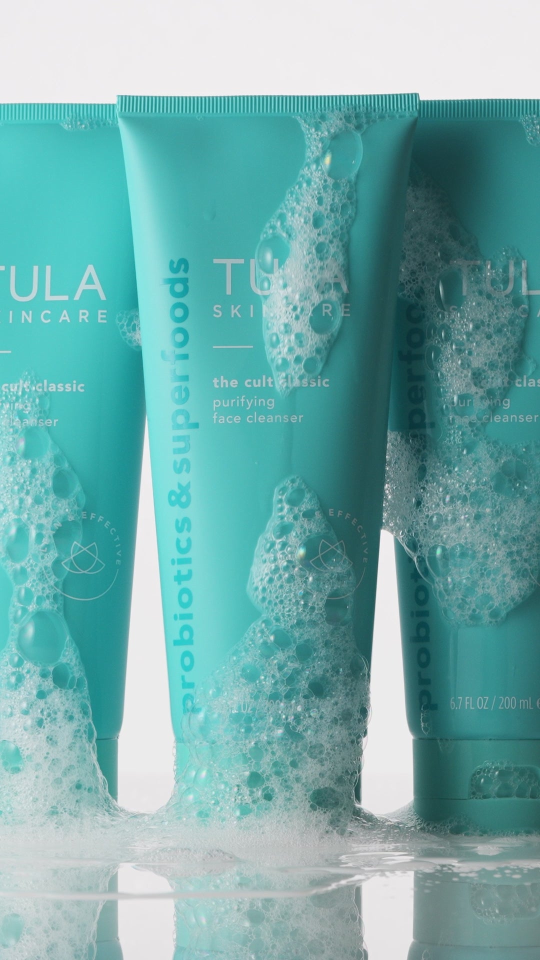Video of TULA's Cult Classic Cleanser in use